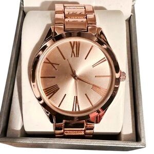 NWB! .N.C. Men’s Rose Goldtone Watch